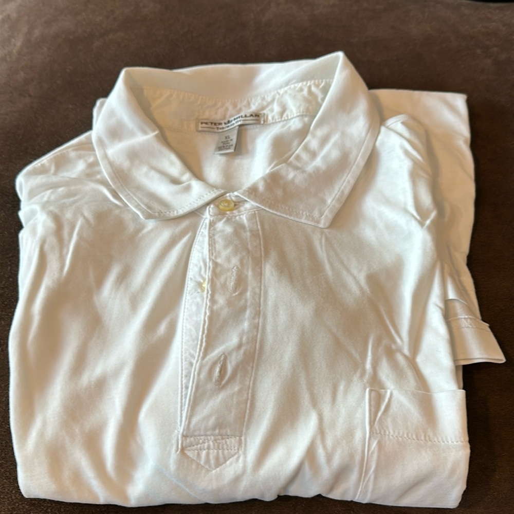 LACC sleeve logo, cotton golf shirt